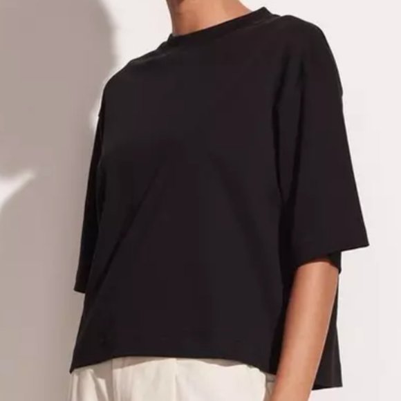 VINCE - WIDE SLEEVE CROP TEE - Picture 5 of 6